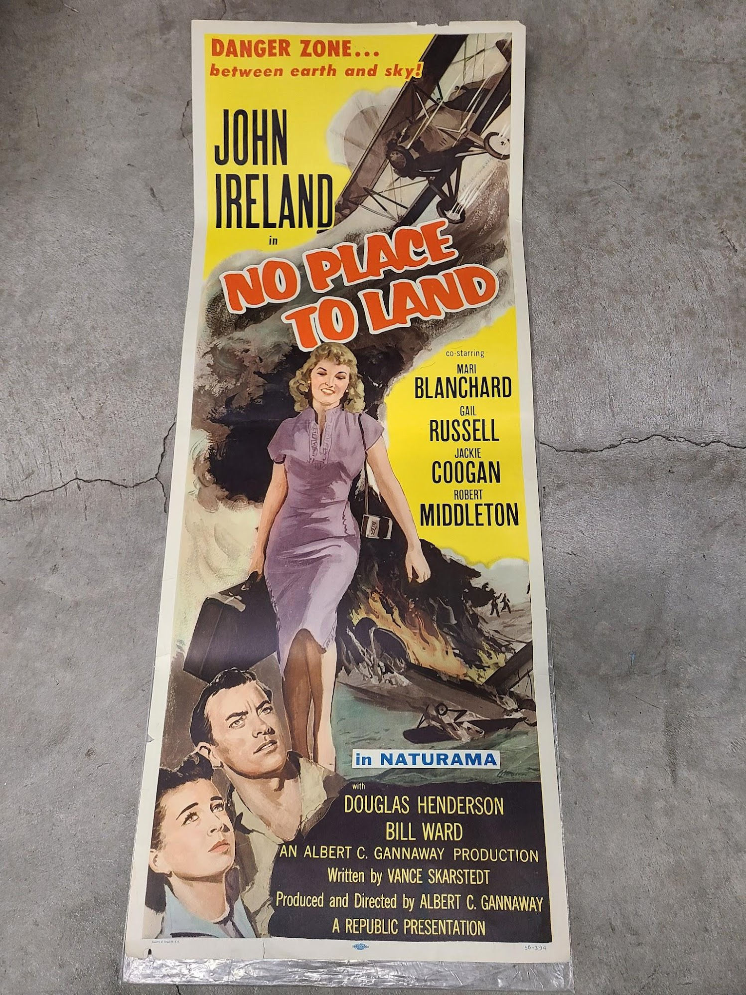 No Place To Land 1958 Inserts