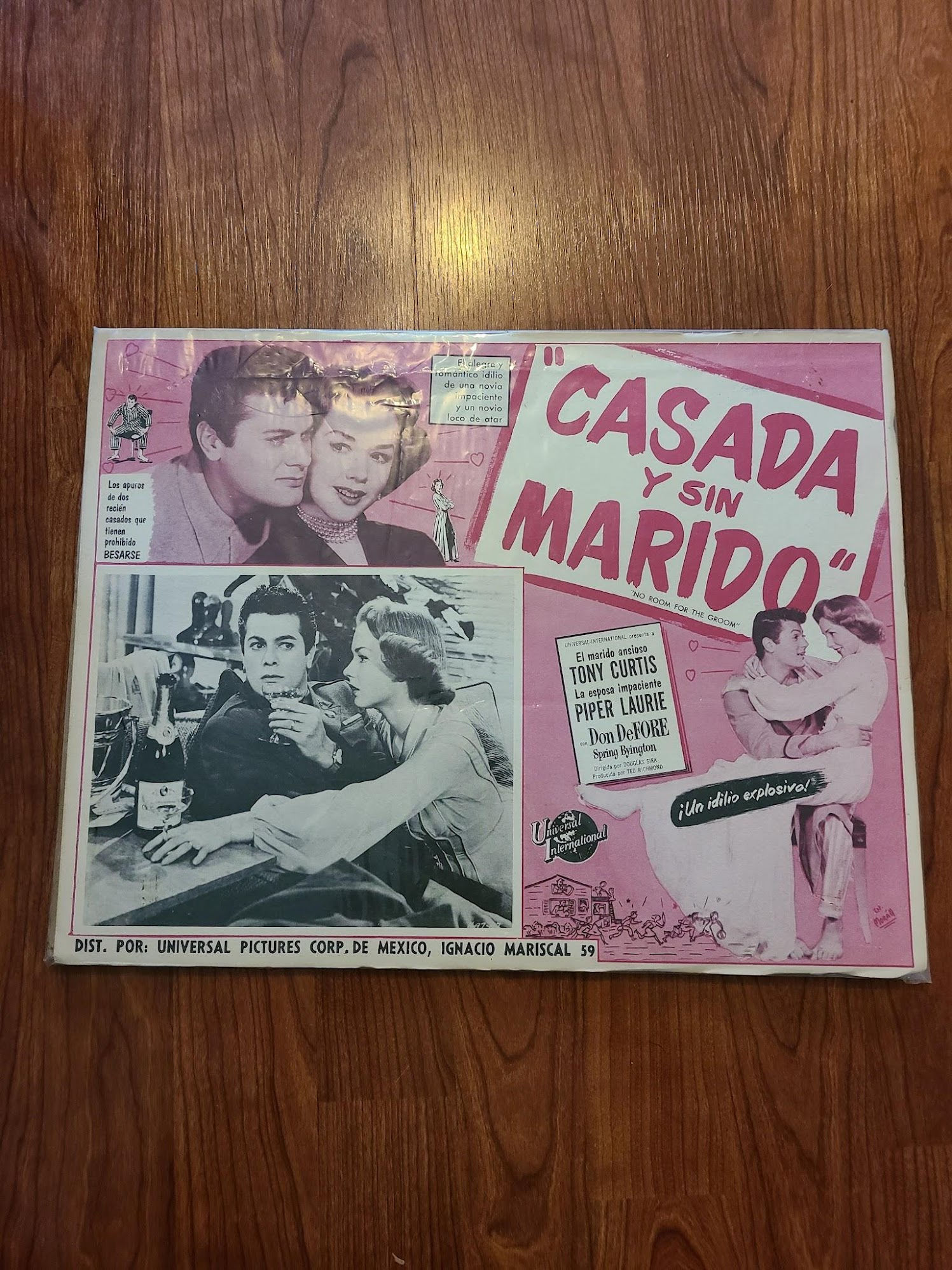 No Room For The Groom 1952 Mexican Lobby Cards