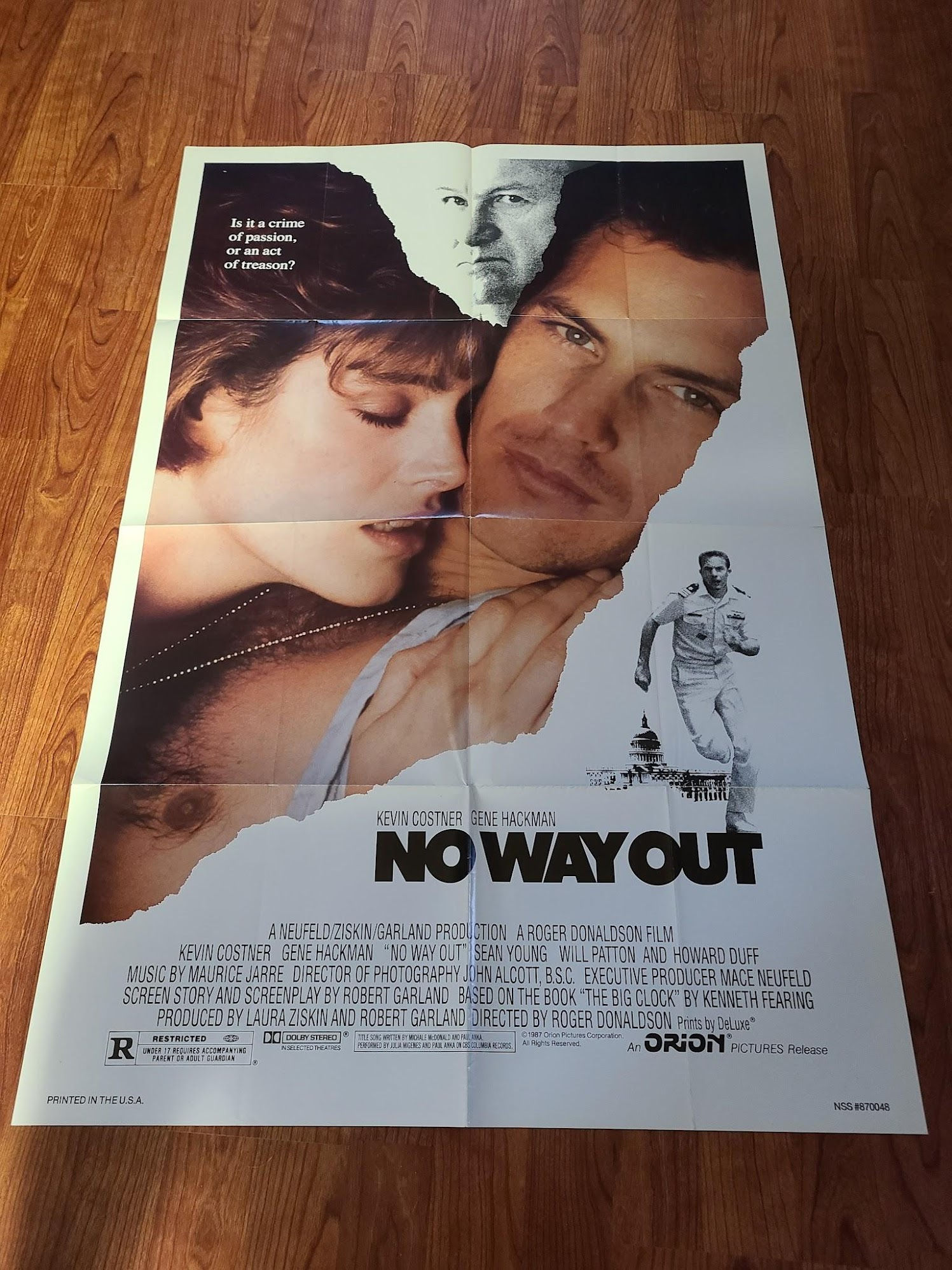 No Way Out 1987 1 Sheets/US
