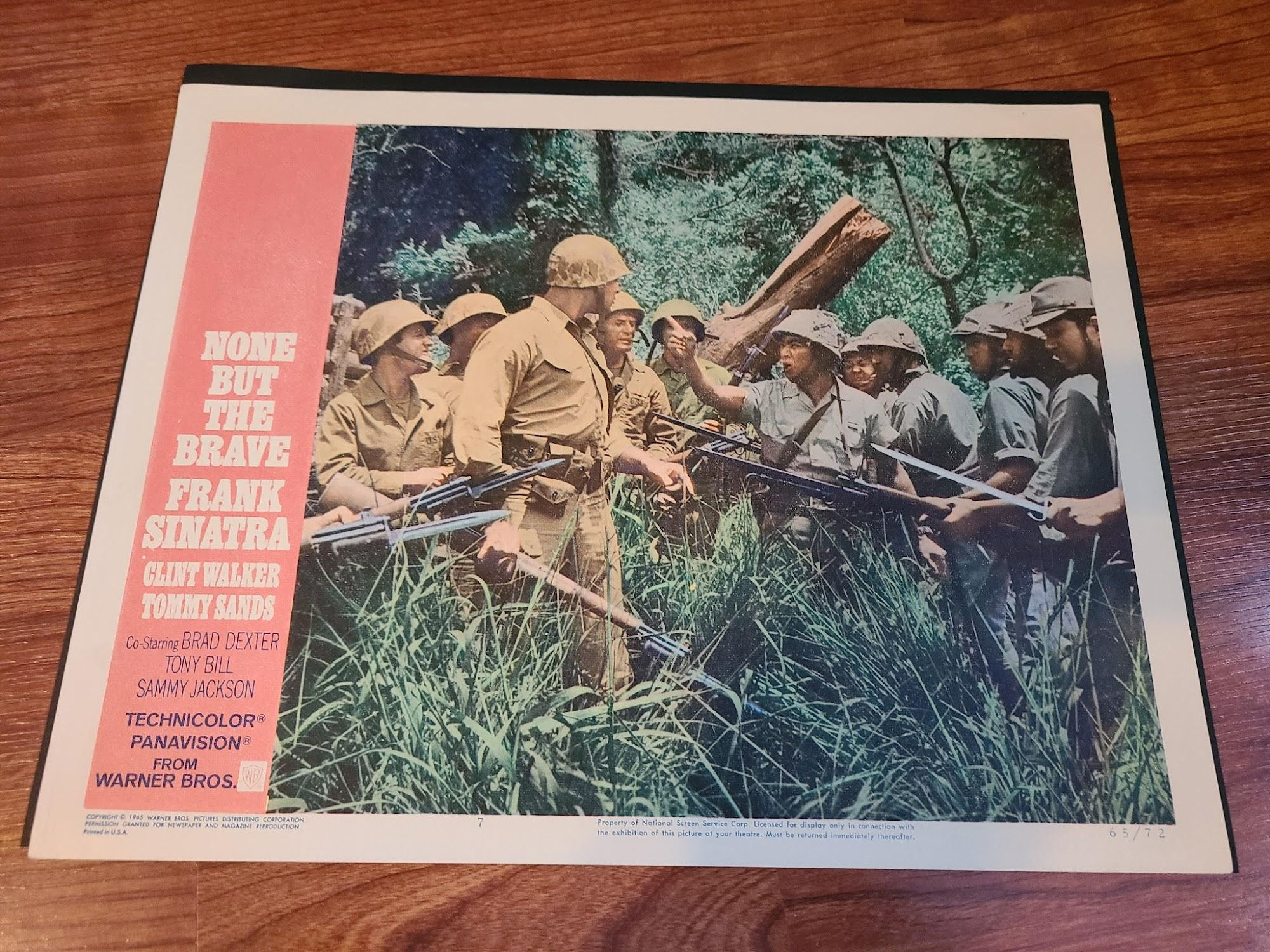 None But The Brave 1965 Military/Aviation Lobby Cards