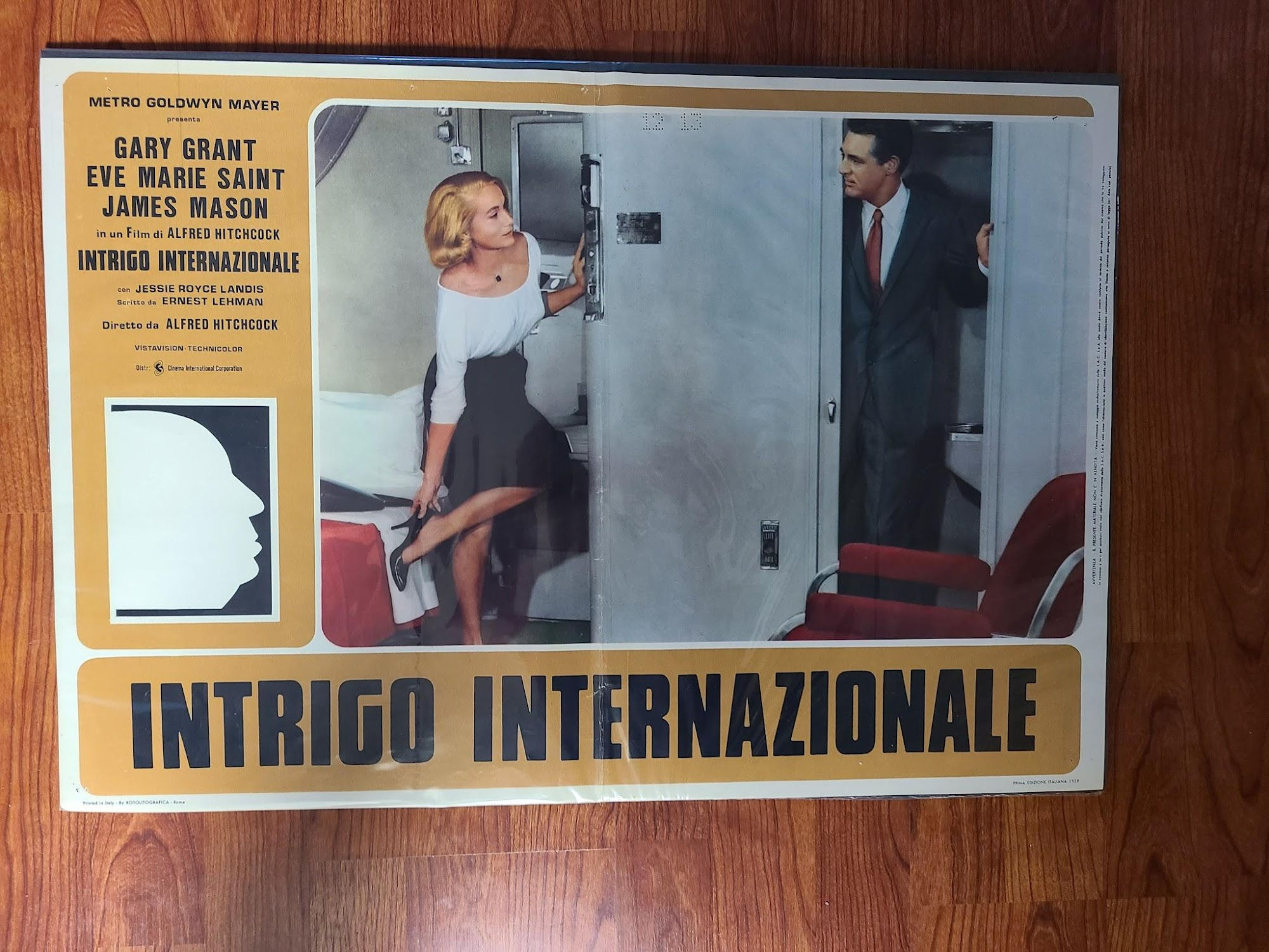 North By Northwest 1959 Fotobusta