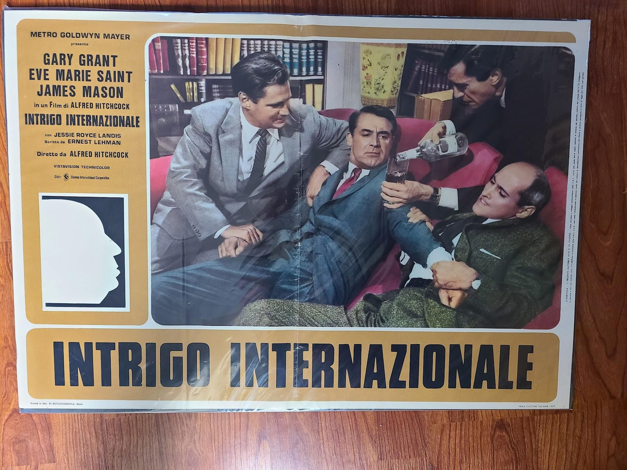 North By Northwest 1959 Fotobusta
