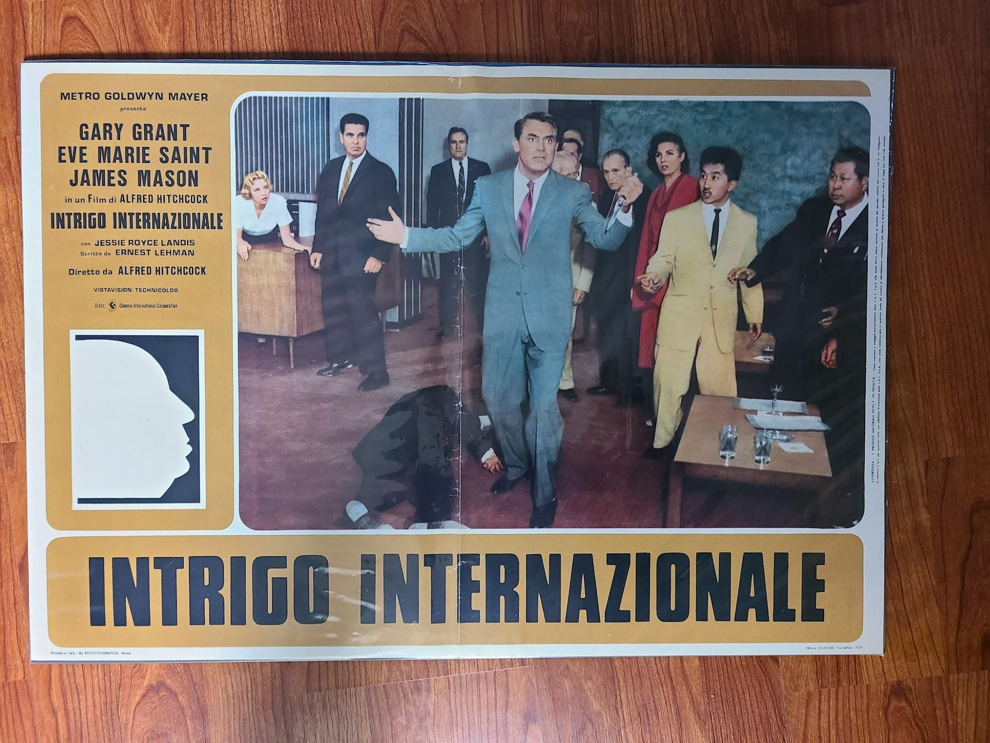 North By Northwest 1959 Fotobusta