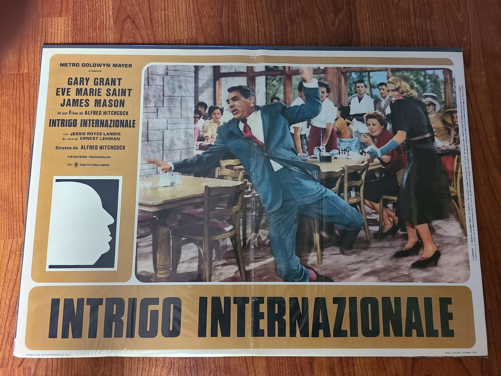 North By Northwest 1959 Fotobusta