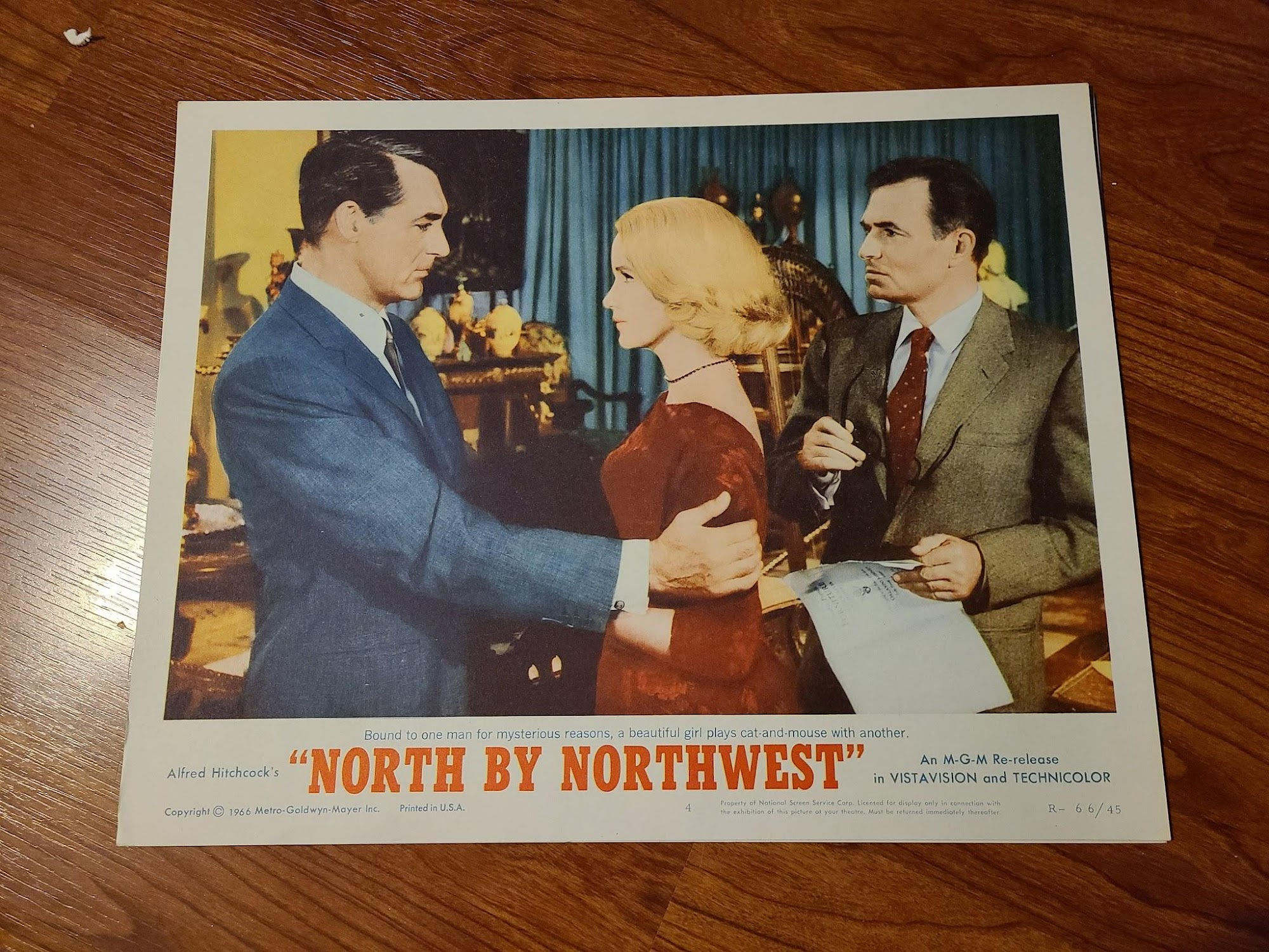 North By Northwest 1959 General Lobby Cards