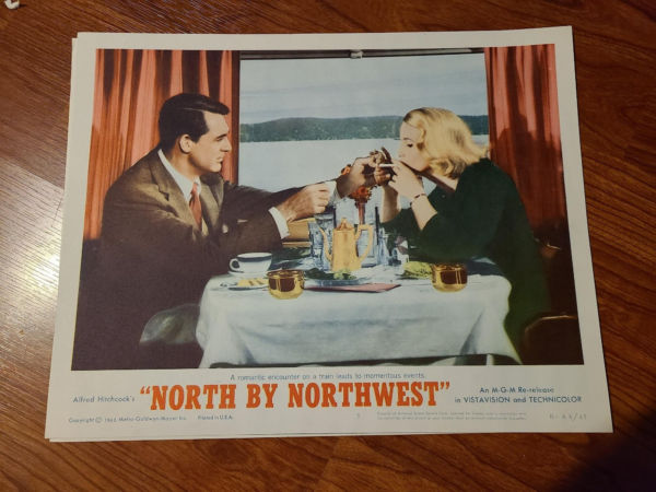 North By Northwest 1959 General Lobby Cards