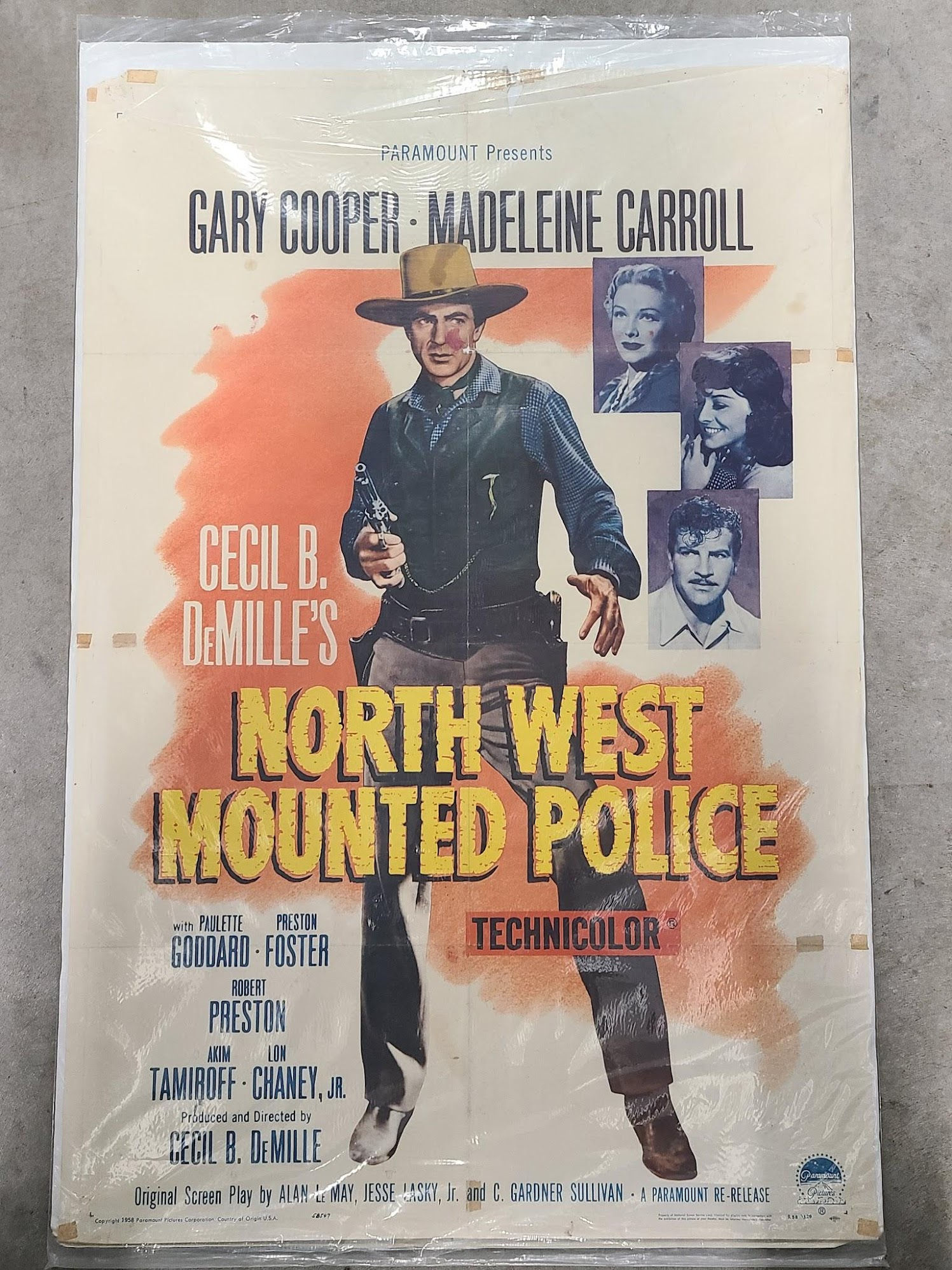 Northwest Mounted Police 1940 1 Sheets/US