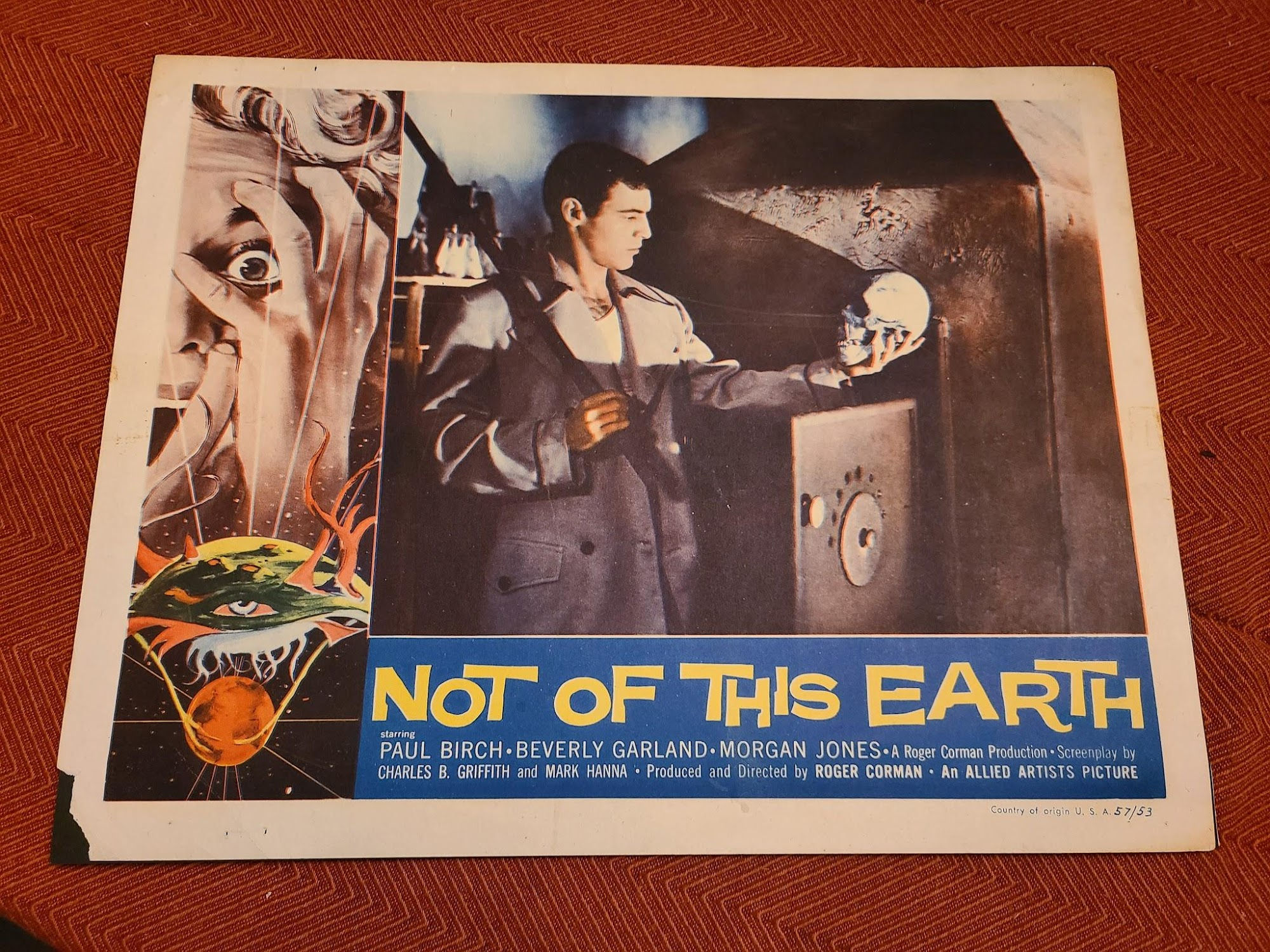 Not Of This Earth 1957 Scifi/Horror