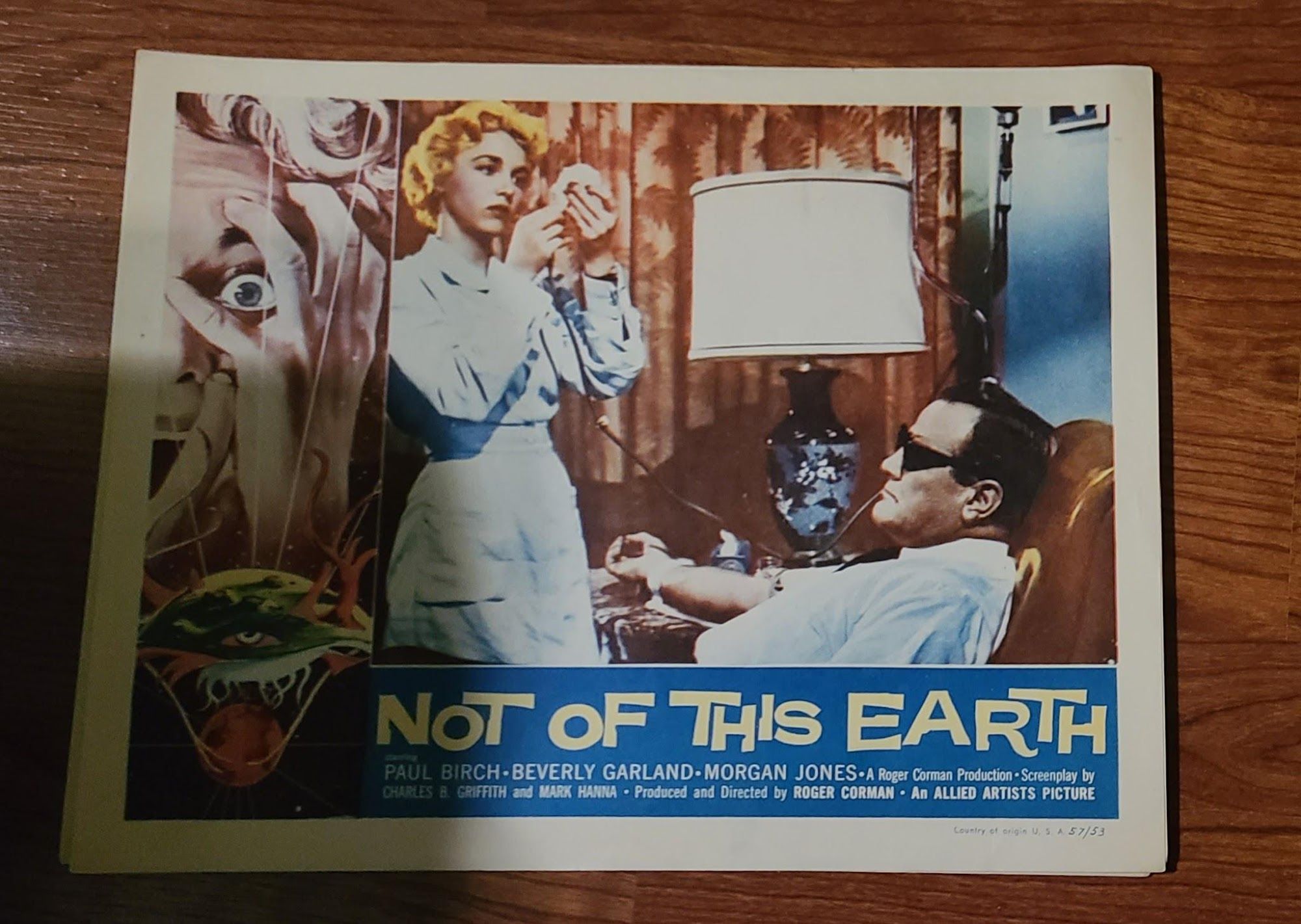 Not Of This Earth 1957 Scifi/Horror