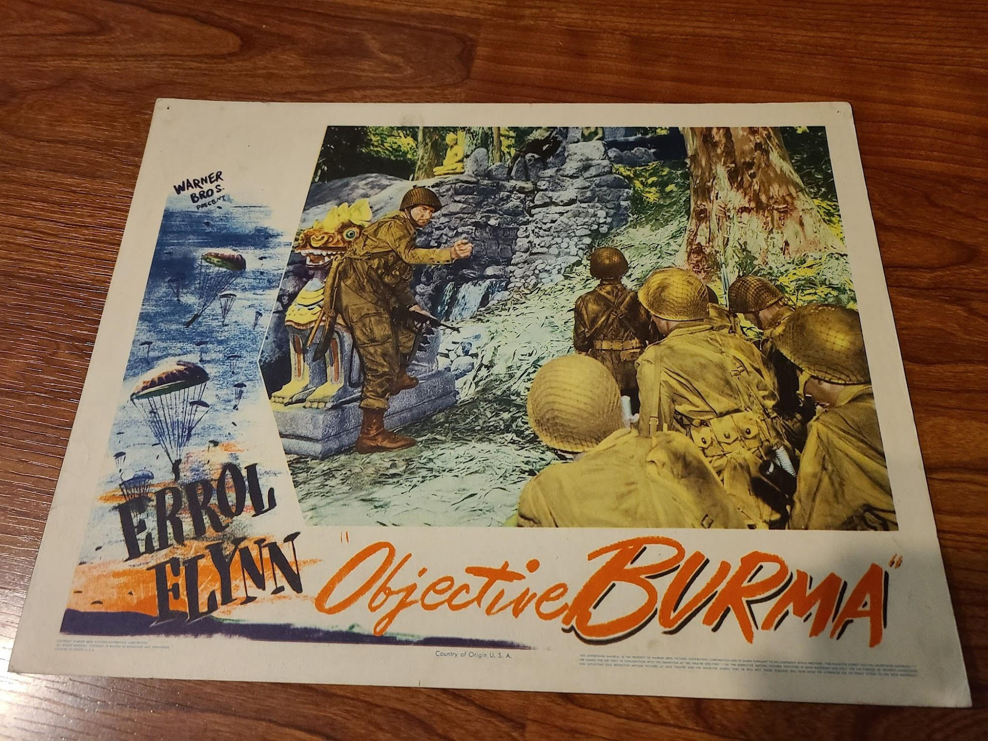 Objective Burma 1945 Military/Aviation Lobby Cards