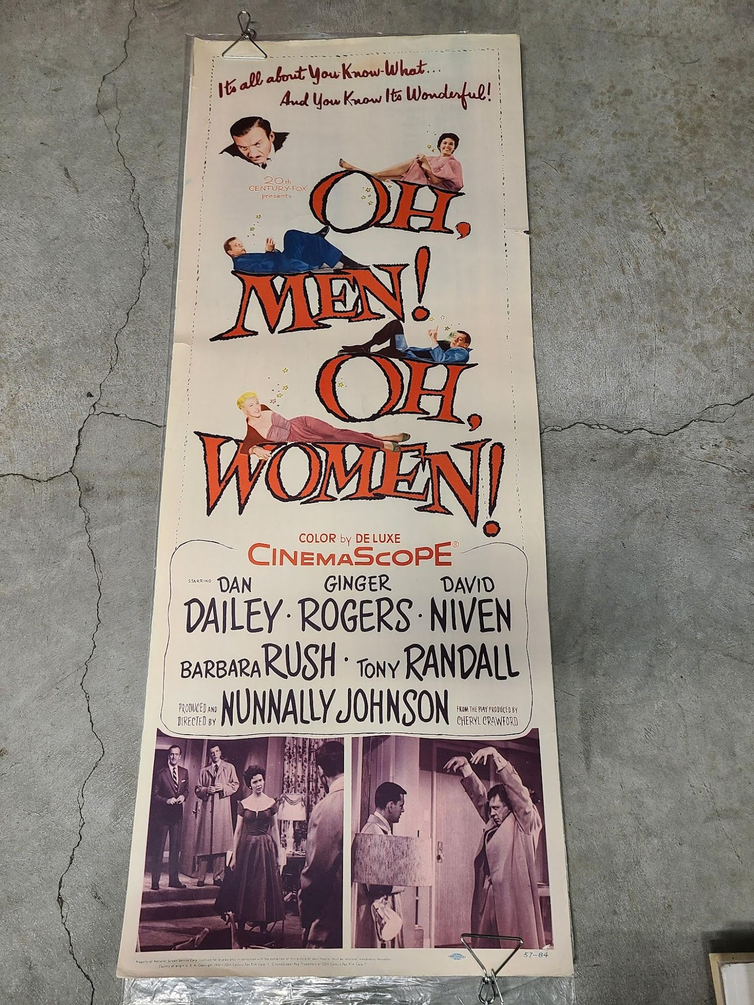 Oh Men! Oh Women! 1957 Inserts