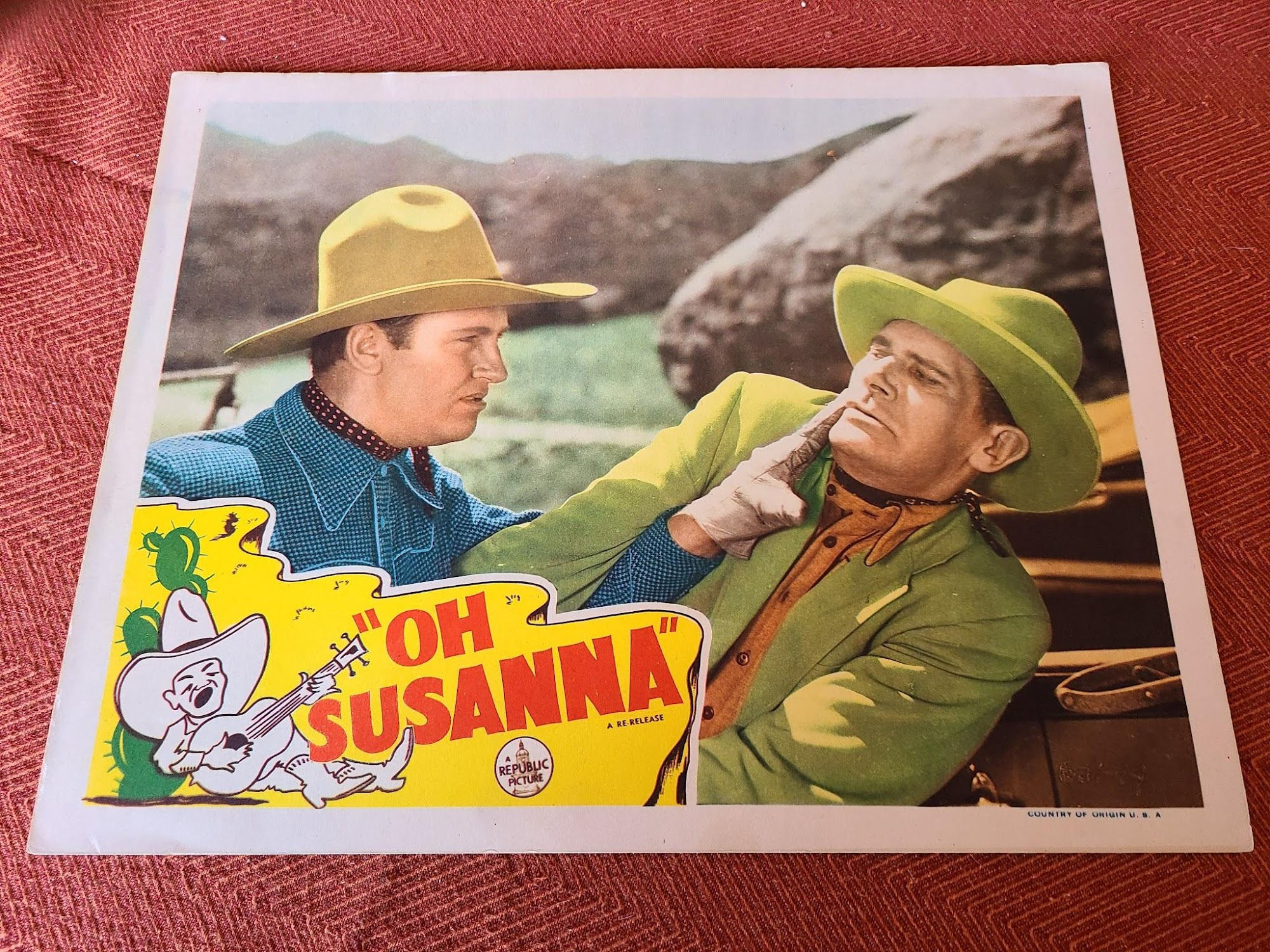Oh Susanna 1936 Western Lobby Cards