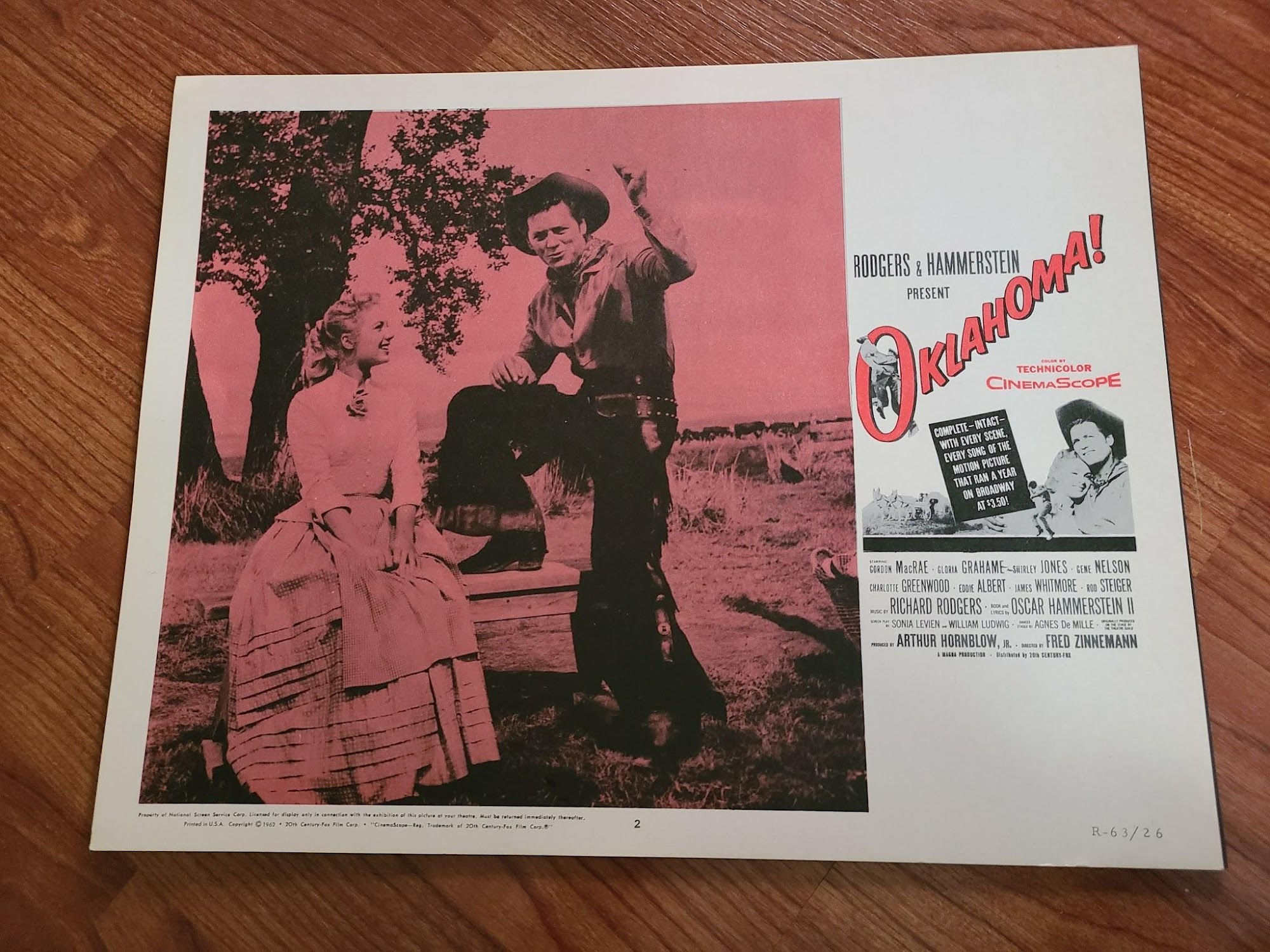 Oklahoma 1955 General Lobby Cards
