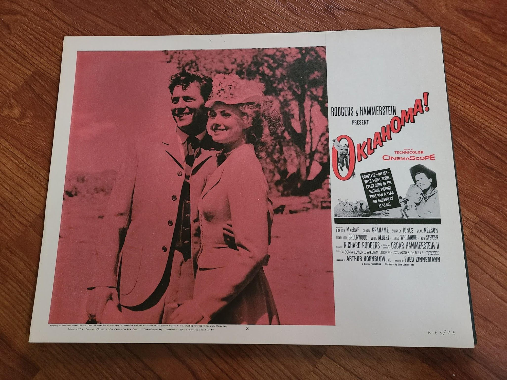 Oklahoma 1955 General Lobby Cards