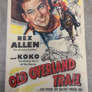 Old Overland Trail 1952 1 Sheets/US