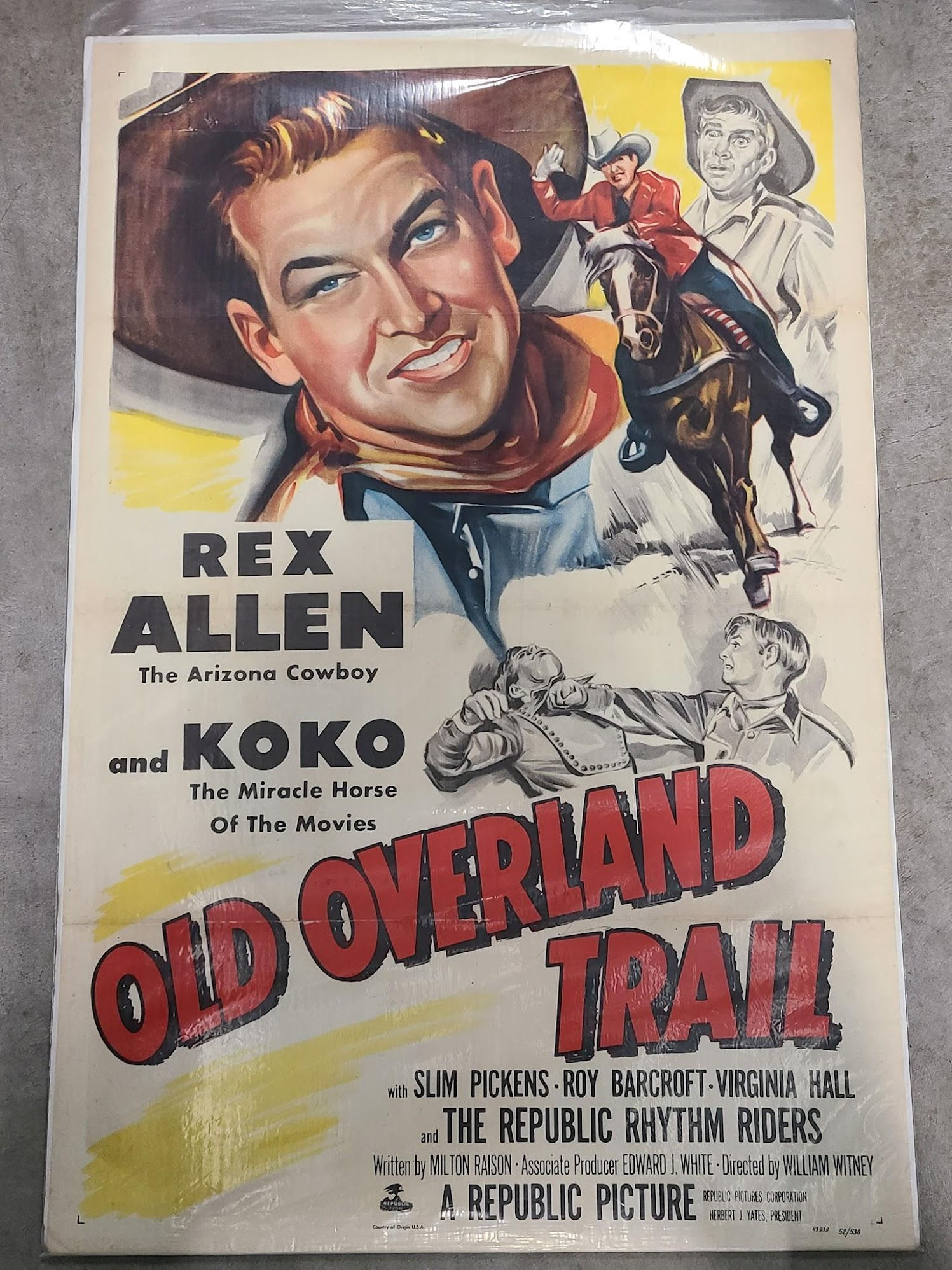 Old Overland Trail 1952 1 Sheets/US