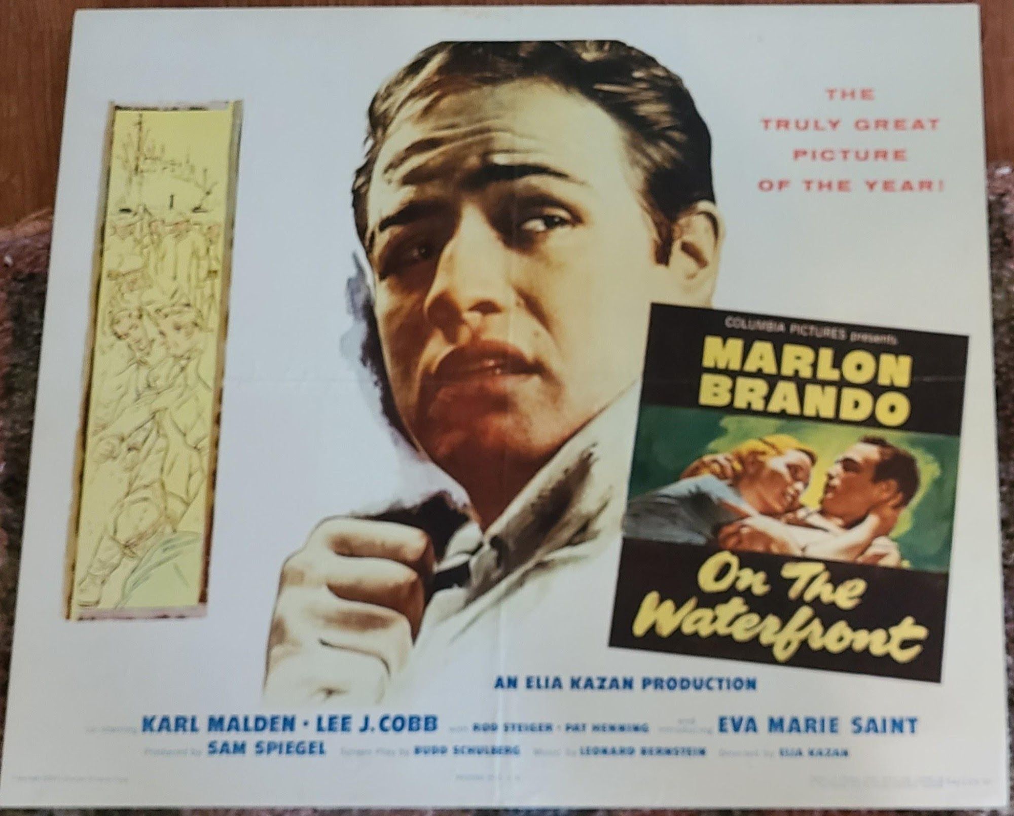 On The Waterfront 1954 Half Sheets
