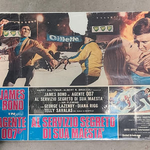 On Your Majesty's Secret Service 1969 Fotobusta