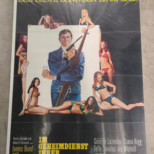 On Your Majesty's Secret Service 1969 German