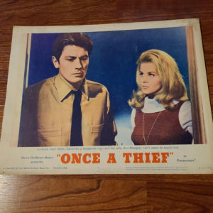 Once A Thief 1965 General Lobby Cards