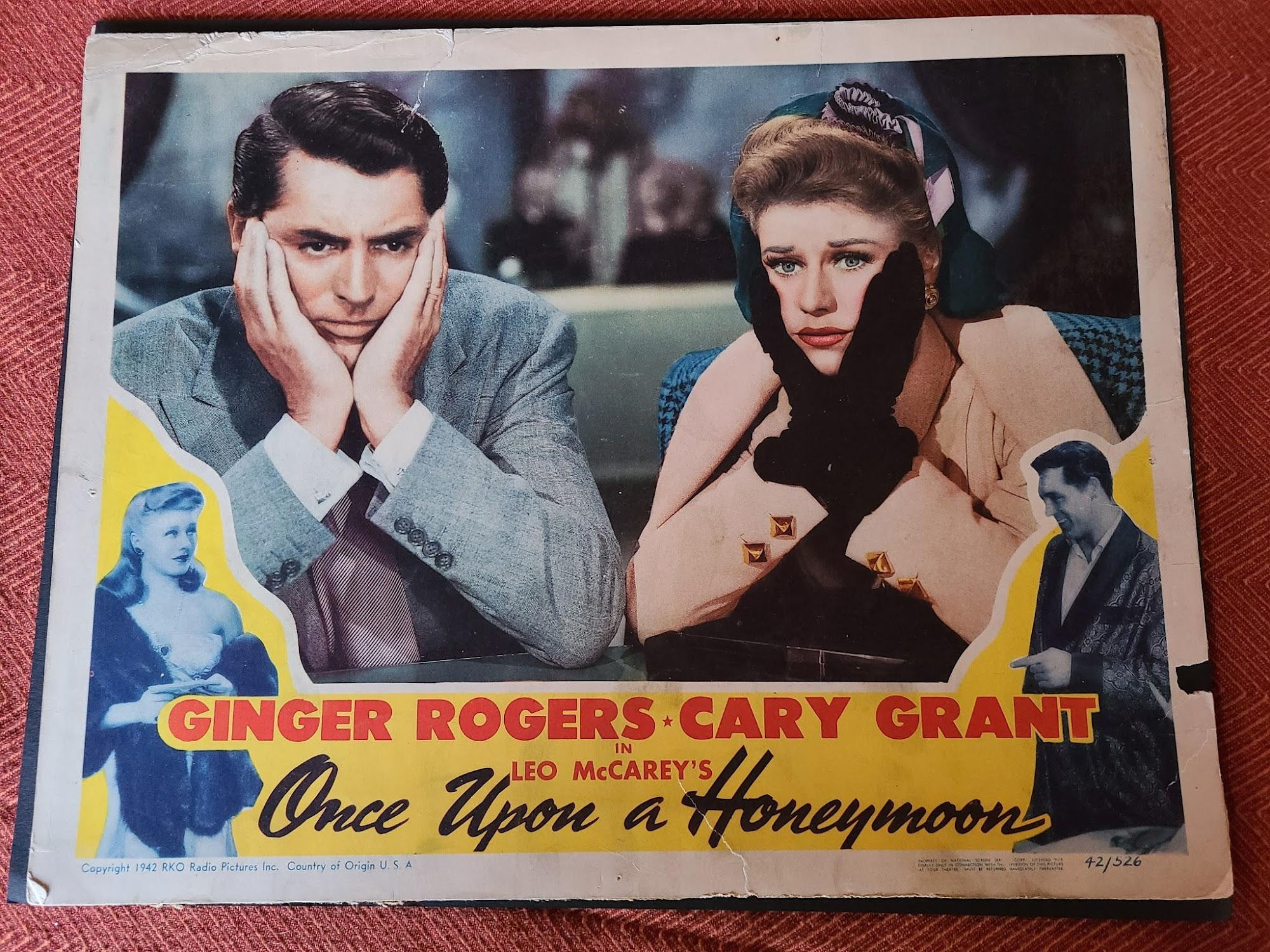Once Upon A Honeymoon 1942 General Lobby Cards