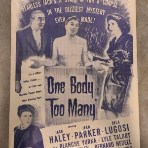 One Body Too Many 1944 UK/US 30x40