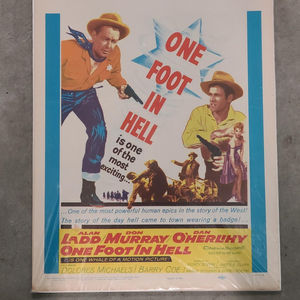 One Foot In Hell 1960 Window Cards