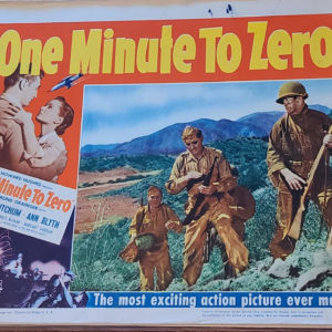 One Minute To Zero 1952 Military/Aviation Lobby Cards