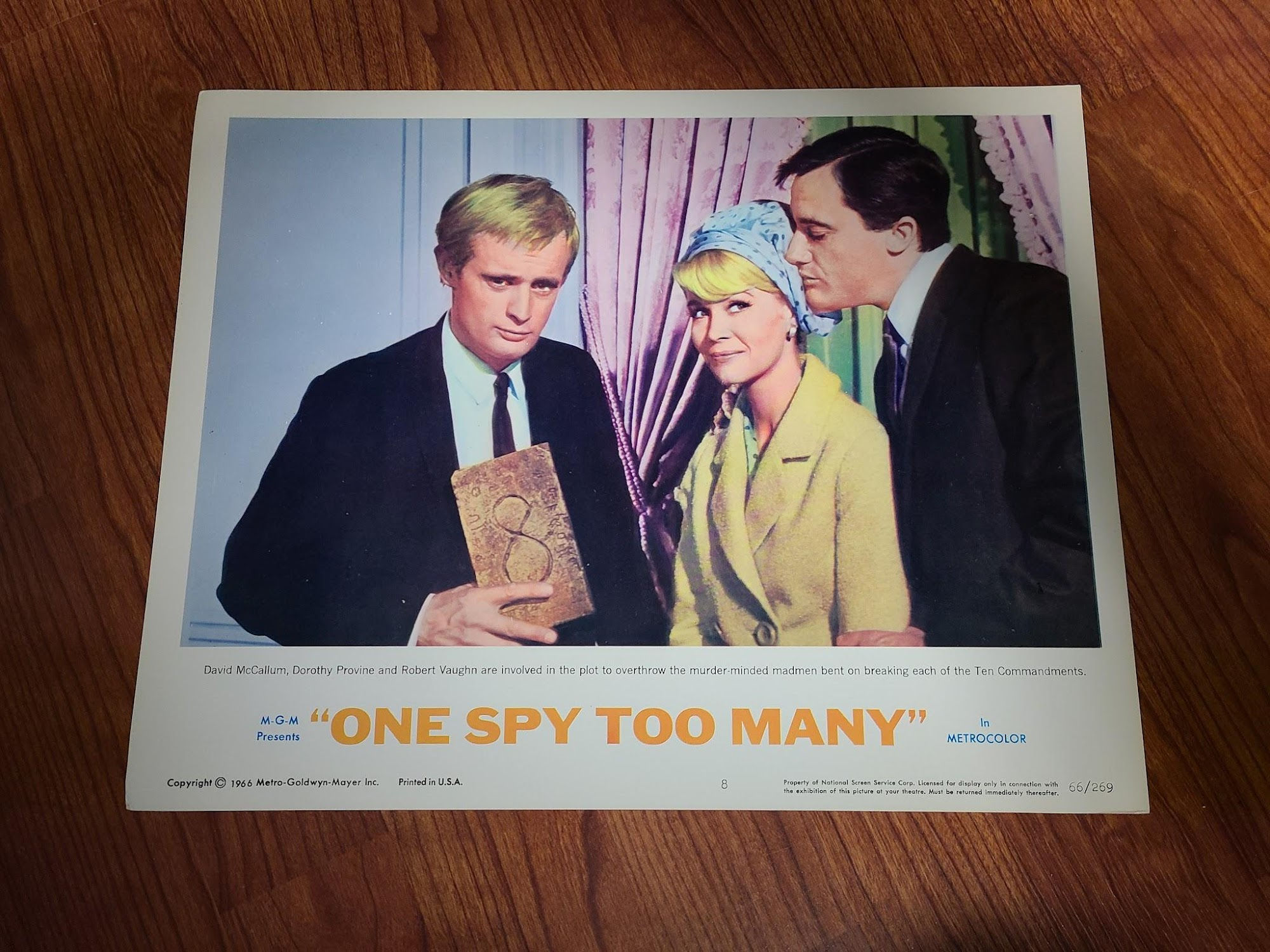 One Spy Too Many 1966 General Lobby Cards