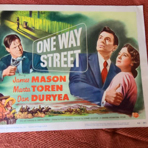 One Way Street 1950 Title Cards