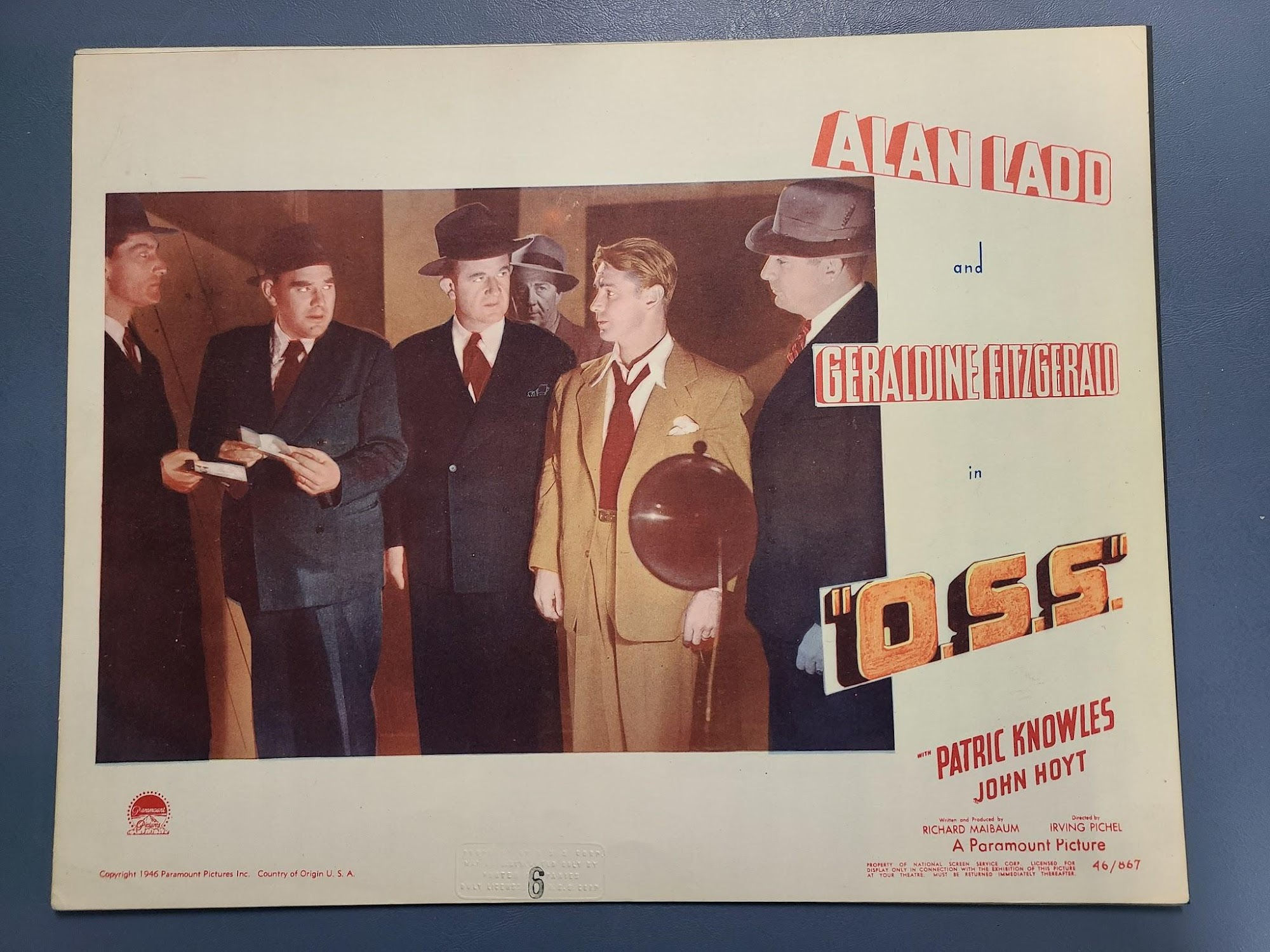 O.S.S 1946 General Lobby Cards