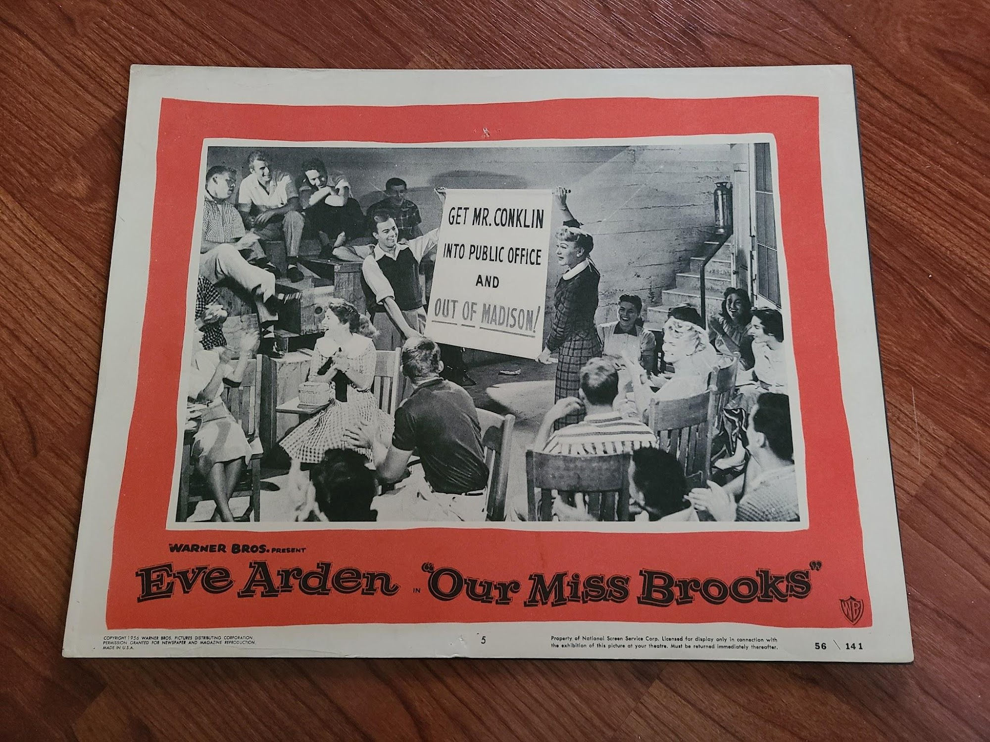 Our Miss Brooks 1956 General Lobby Cards