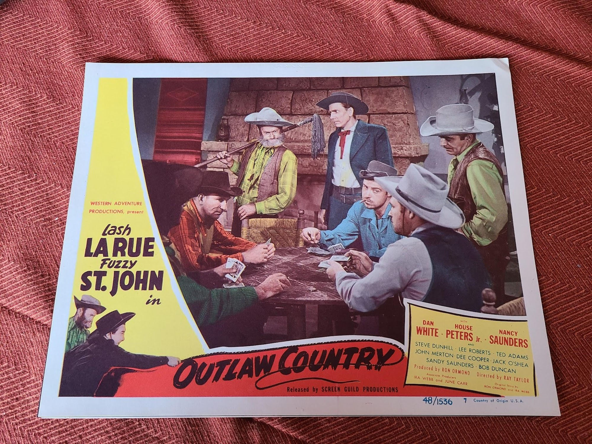 Outlaw Country 1948 Western Lobby Cards