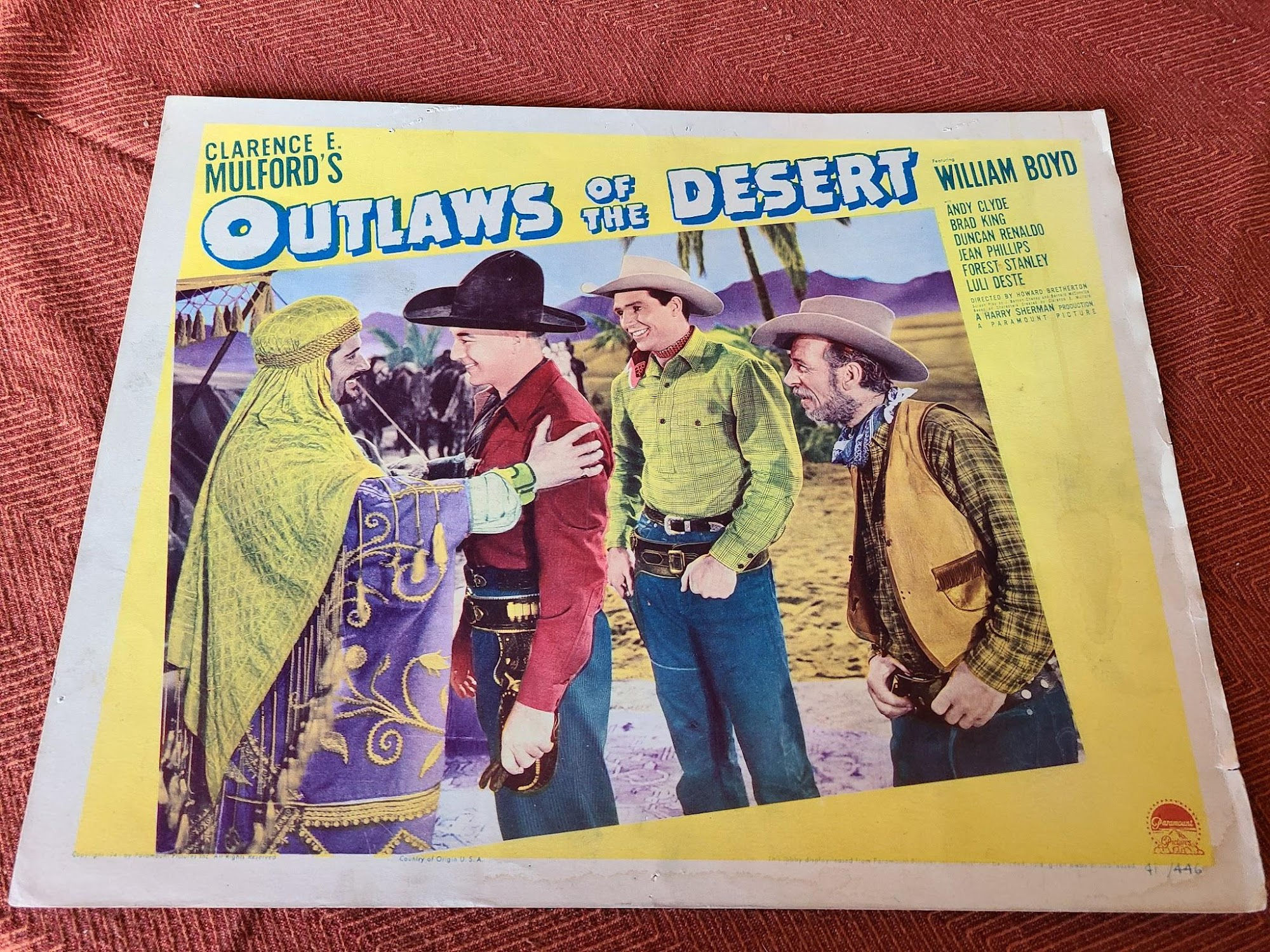 Outlaws of the Desert 1941 Western Lobby Cards
