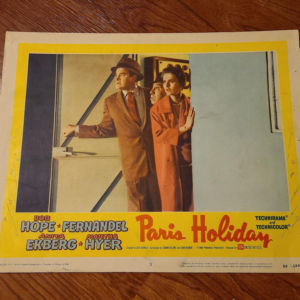 Paris Holiday 1958 General Lobby Cards