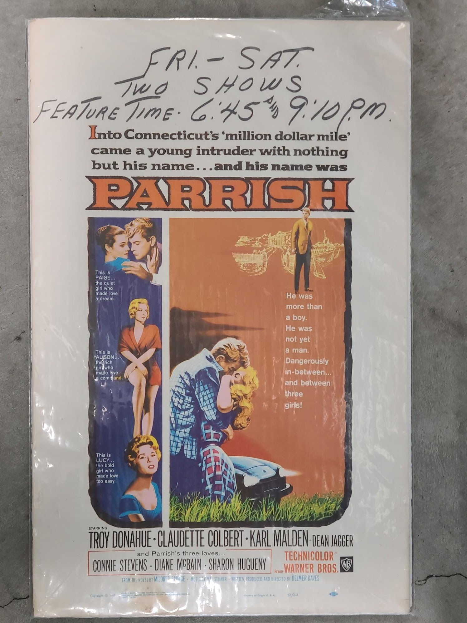Parrish 1961 Window Cards