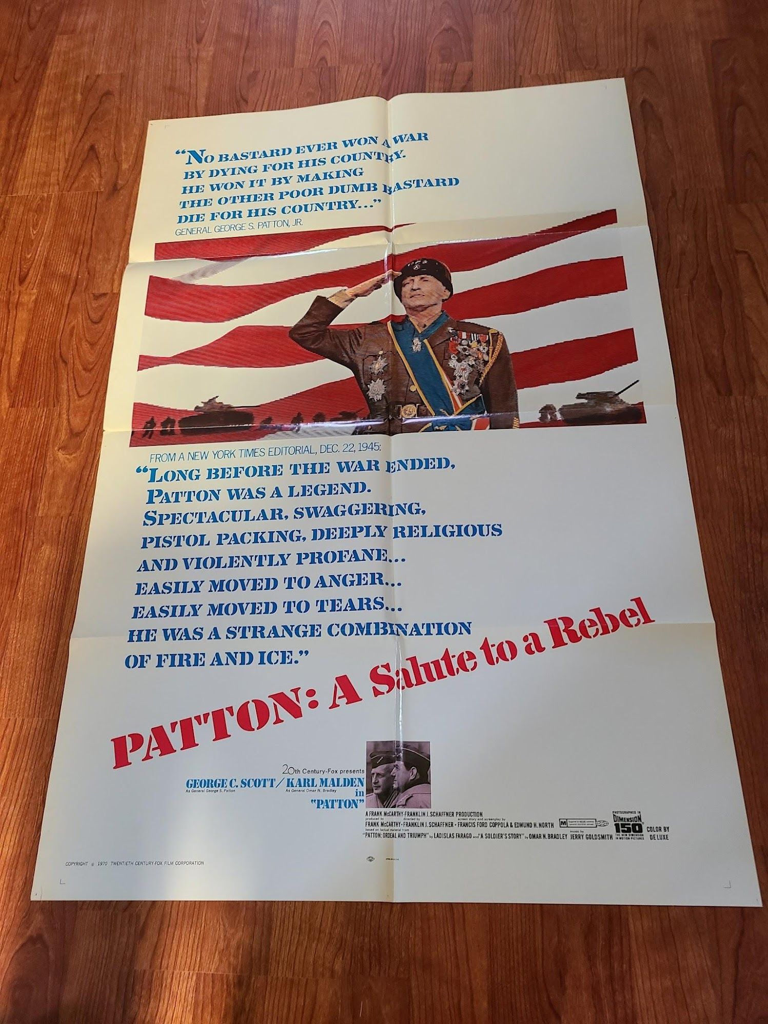 Patton 1970 1 Sheets/US
