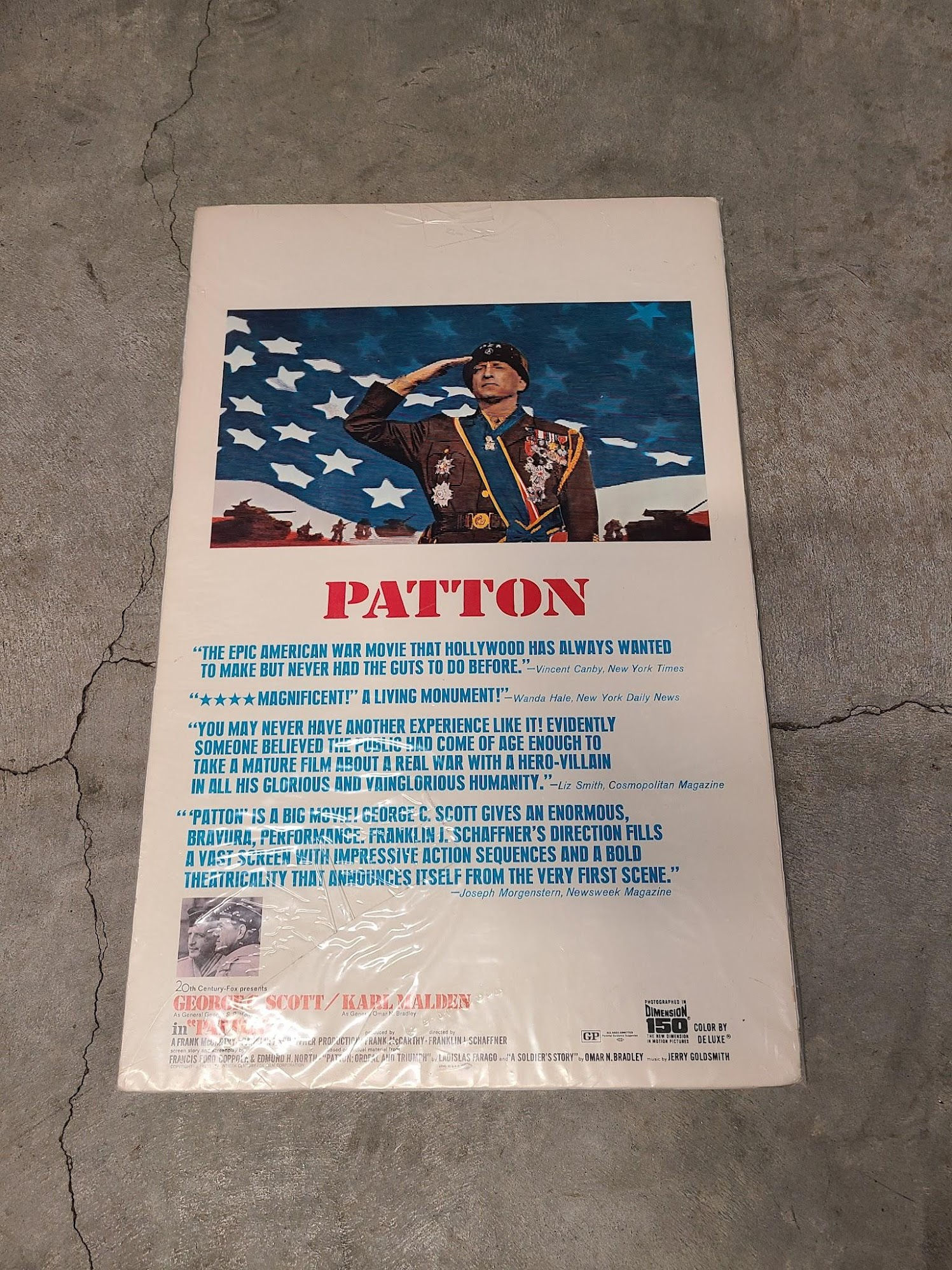 Patton 1970 Window Cards