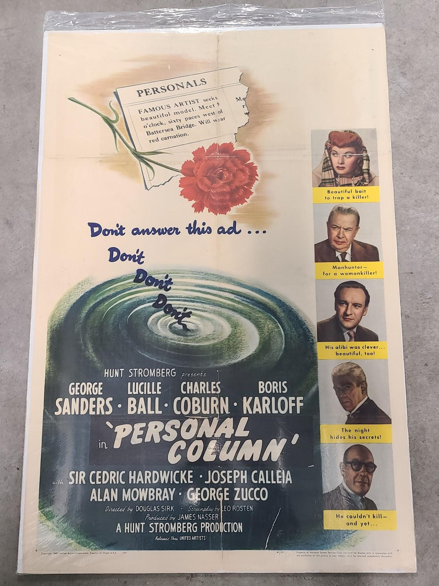 Personal Column 1947 1 Sheets/US