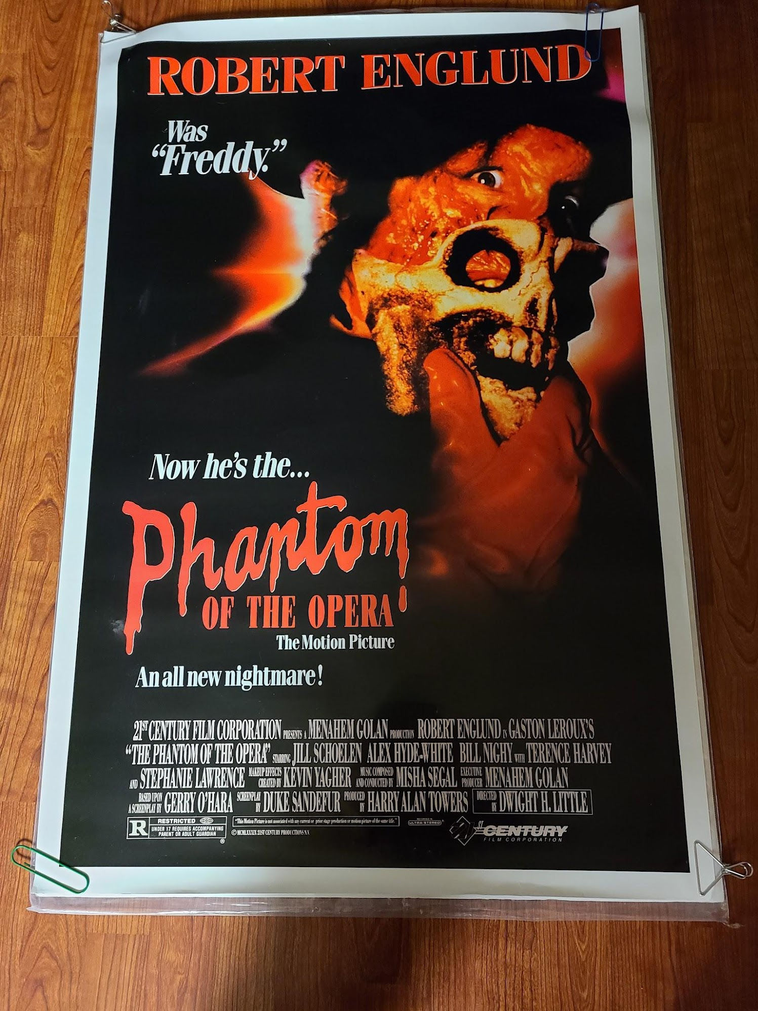 Phantom Of The Opera 1989 1 Sheets/US