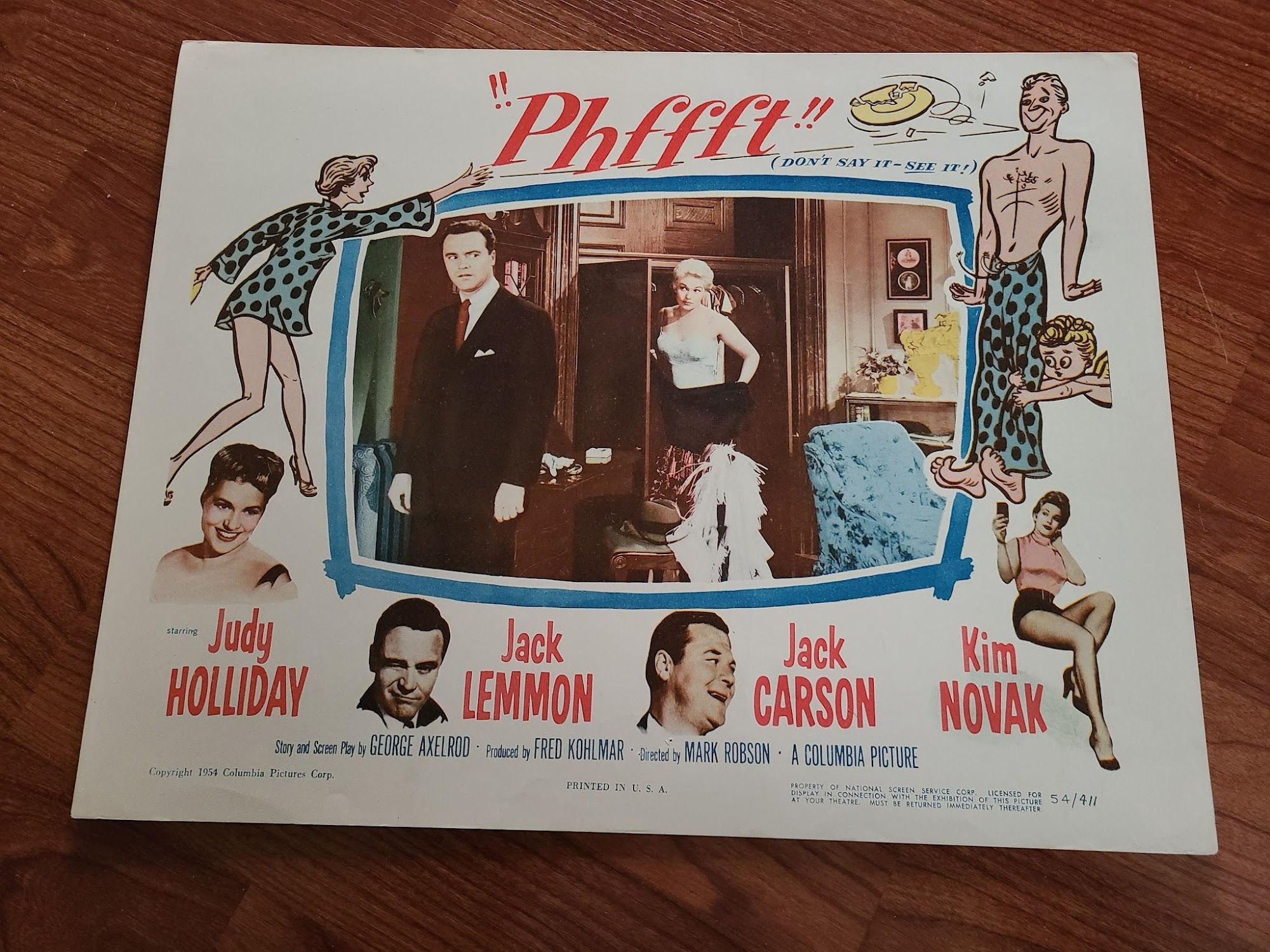 Phfft 1954 General Lobby Cards