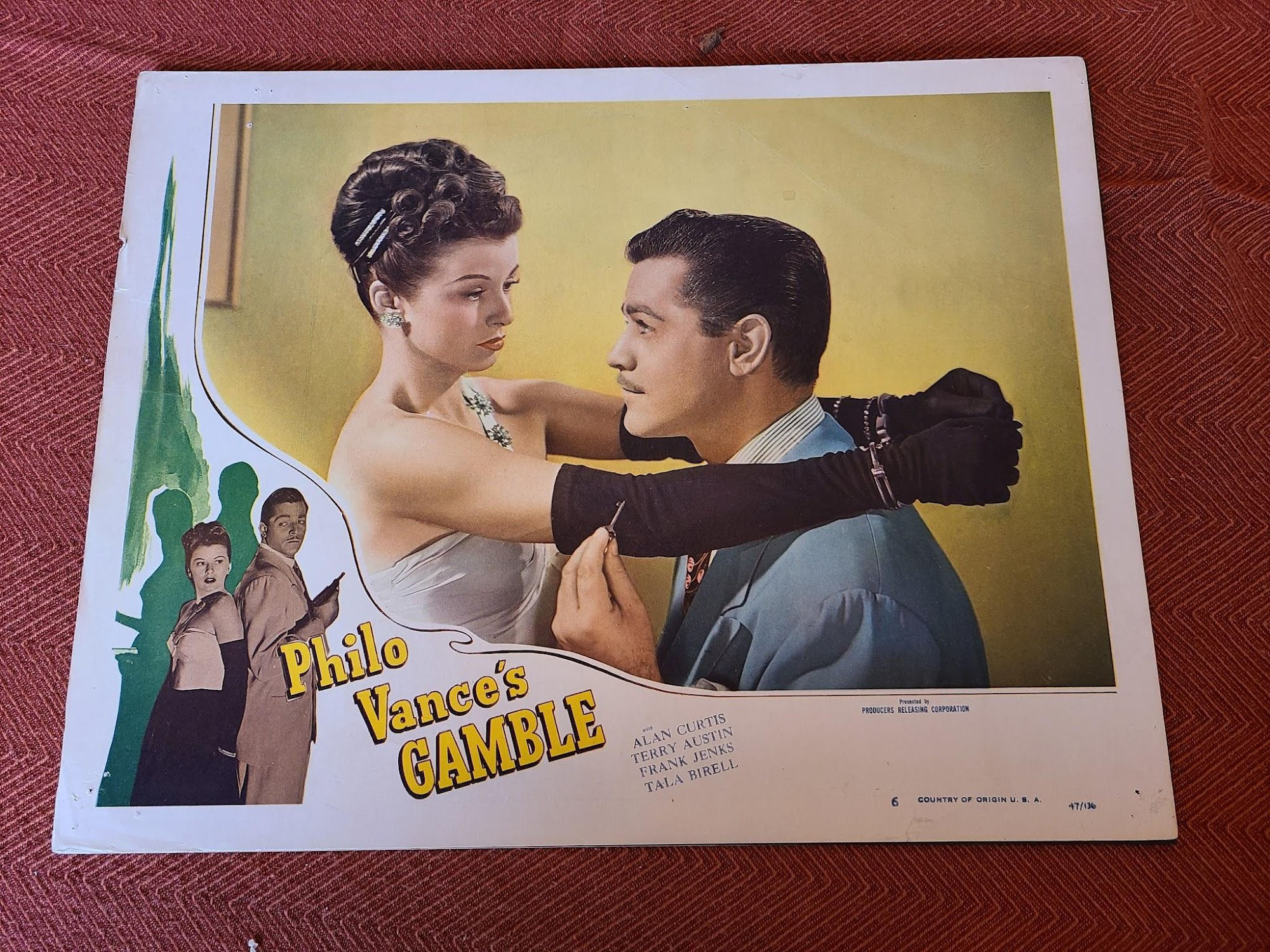 Philo Vance's Gamble 1947 General Lobby Cards