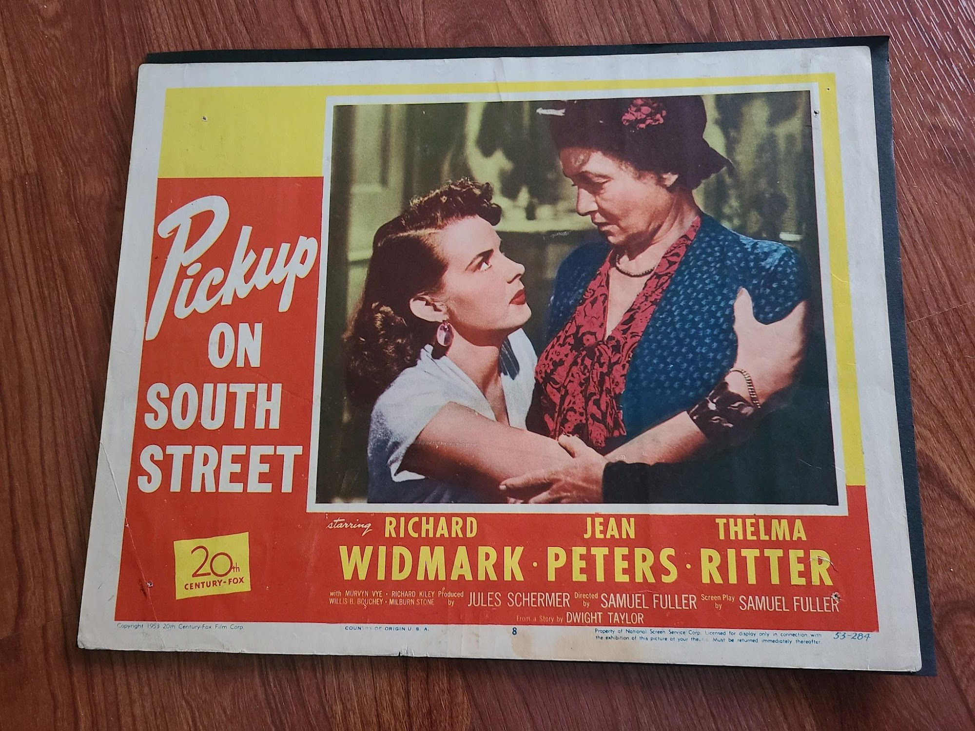 Pickup On South Street 1953 General Lobby Cards