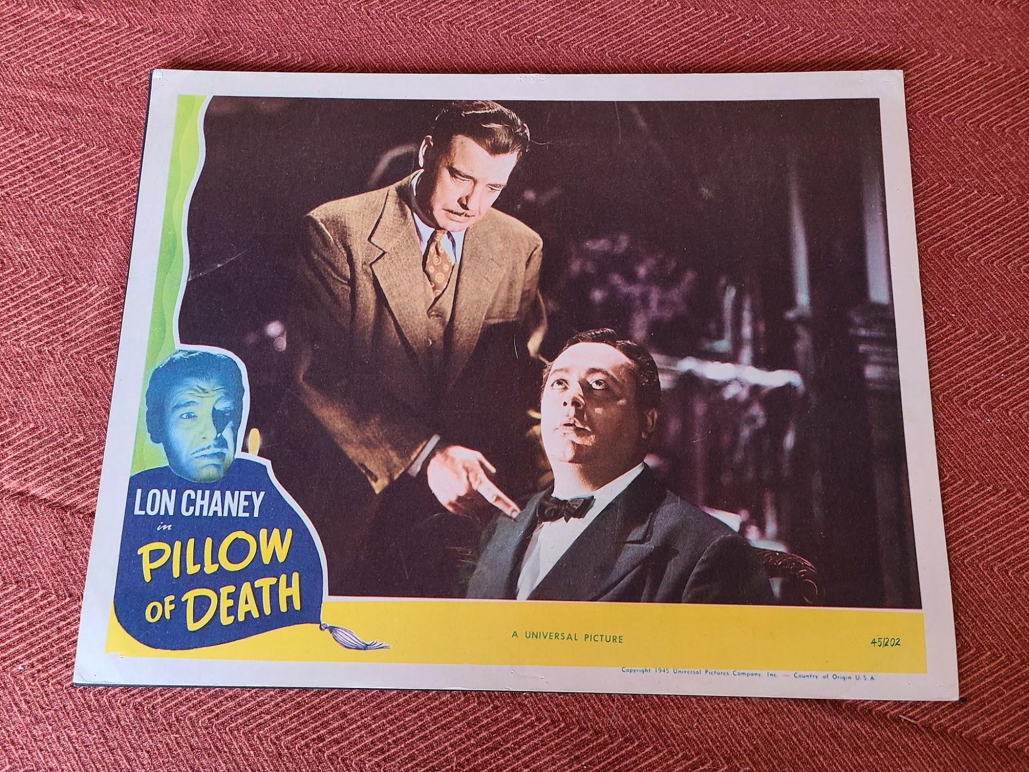 Pillow Of Death 1945 Scifi/Horror