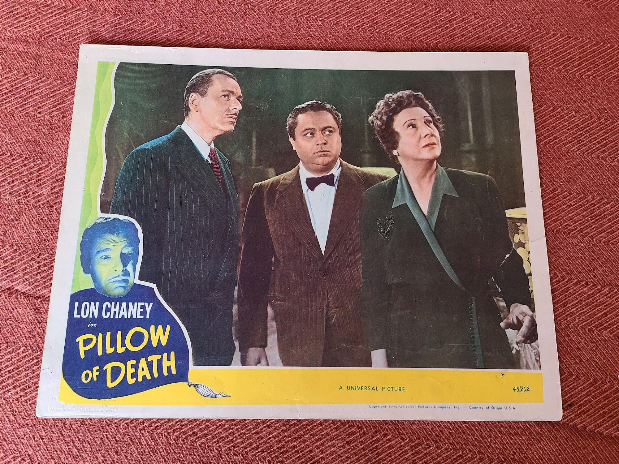 Pillow Of Death 1945 Scifi/Horror
