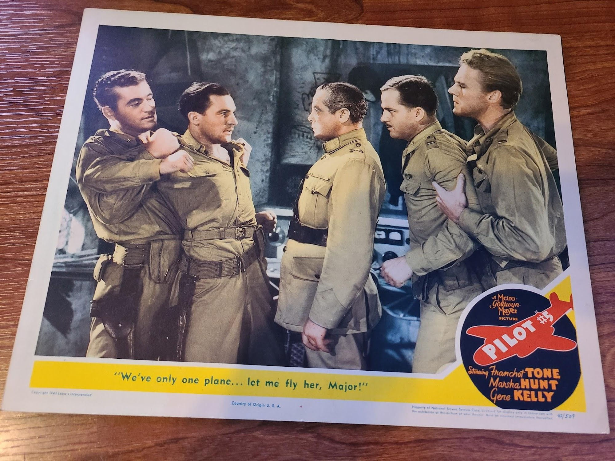 Pilot #5 1943 Military/Aviation Lobby Cards