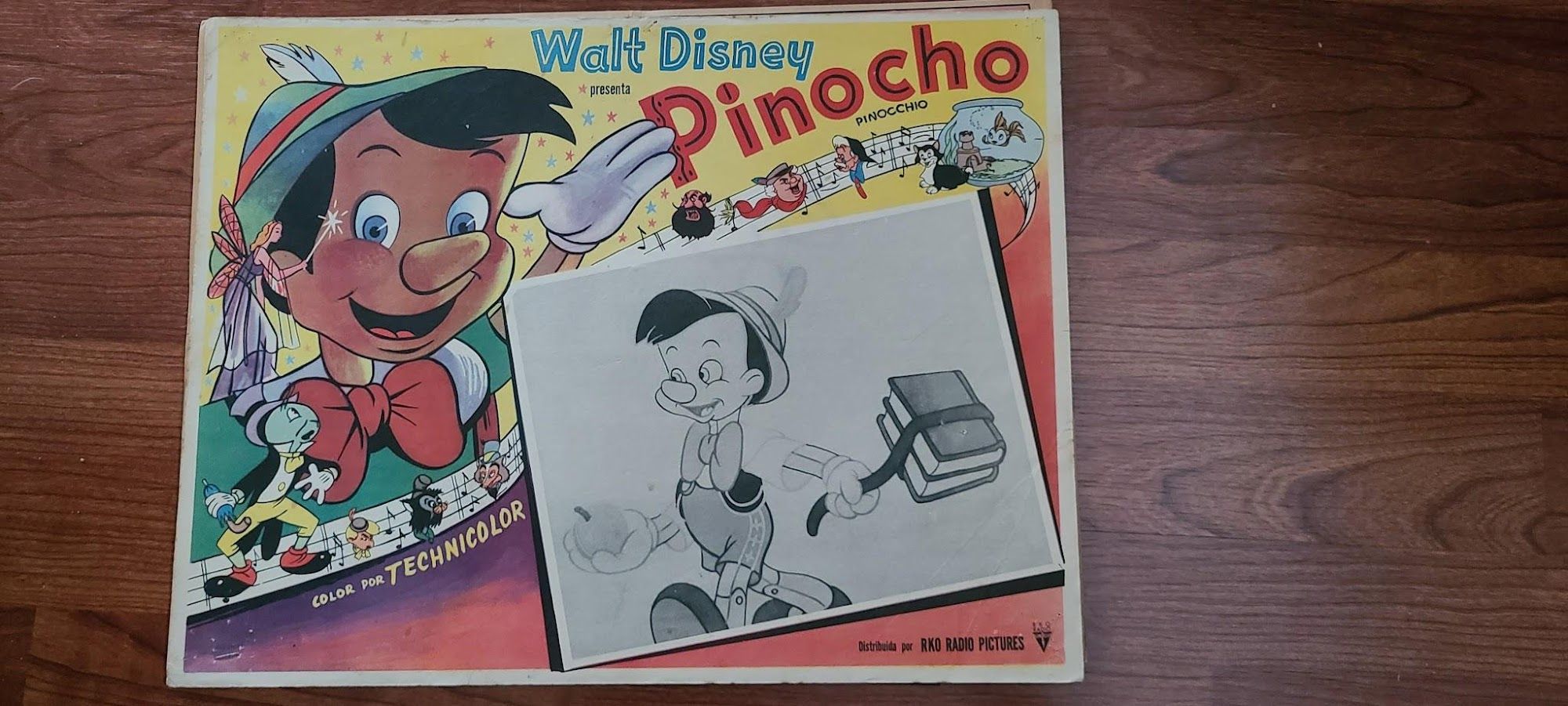 Pinocchio 1940 Mexican Lobby Cards