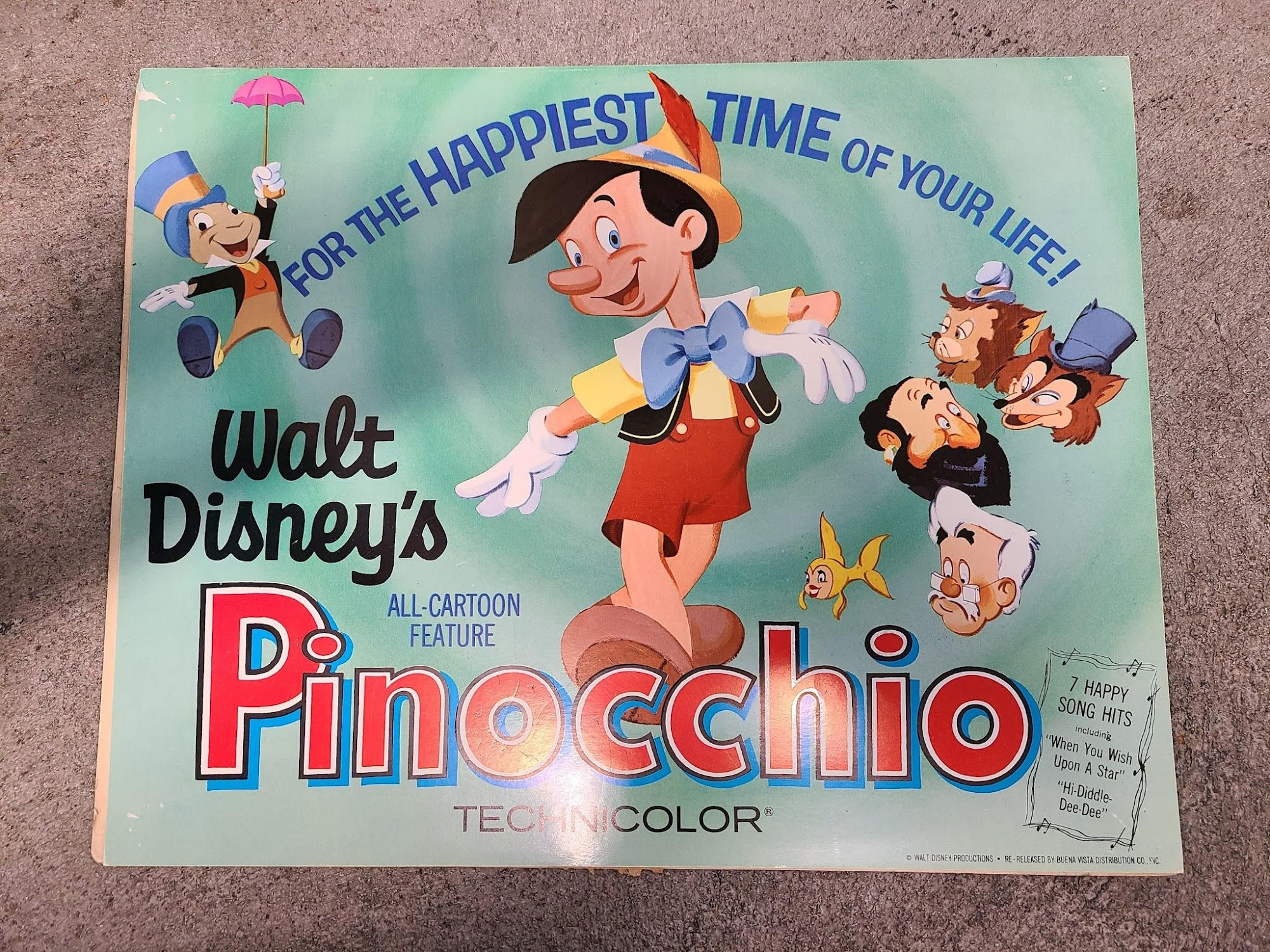 Pinocchio 1940 Title Cards