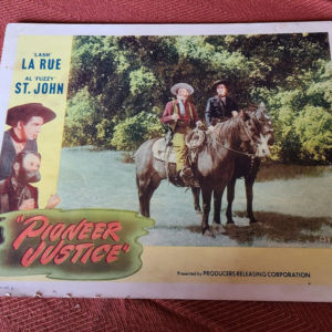 Pioneer Justice 1947 Western Lobby Cards