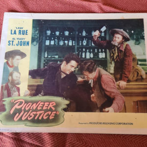 Pioneer Justice 1947 Western Lobby Cards